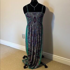 INDIA BOUTIQUE Sun Dress Swim Coverup Maxi Dress